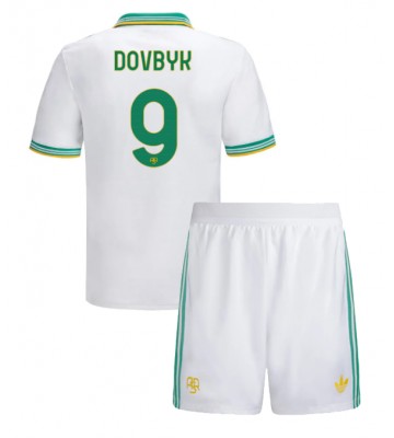 AS Roma Artem Dovbyk #9 Tredje Tröja Barn 2025-26 Kortärmad (+ Korta byxor)